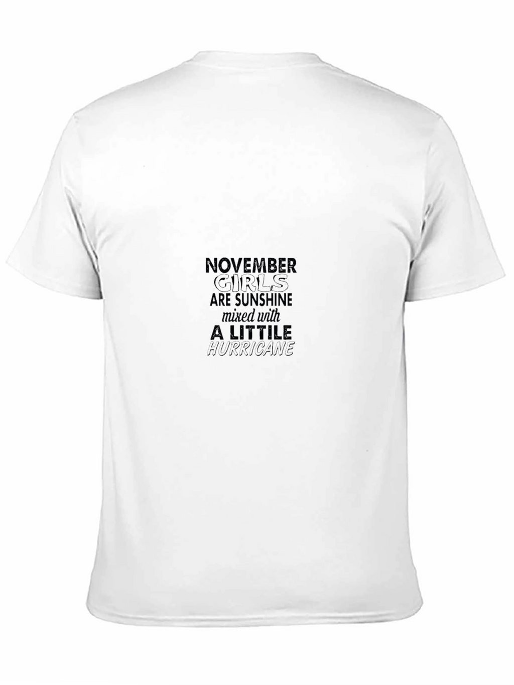 November Girls Sunshine Hurricane Black Graphic Tee