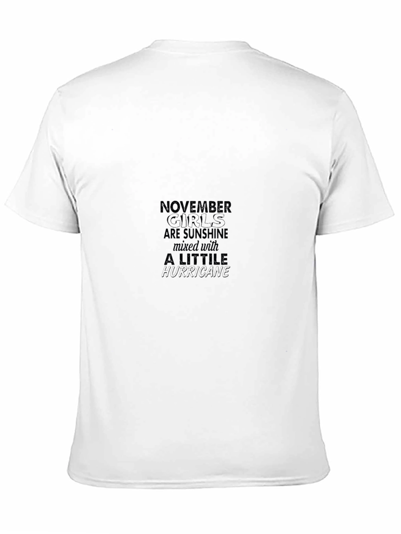 November Girls Sunshine Hurricane Black Graphic Tee