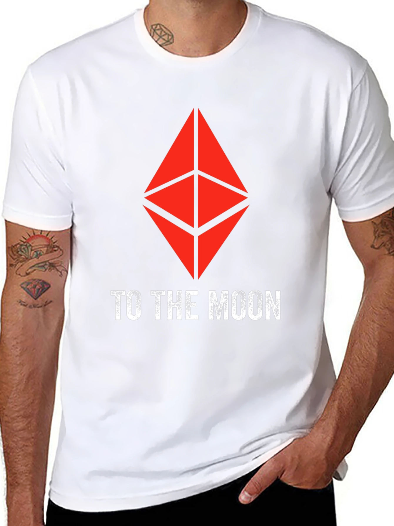 Ethereum To The Moon Crypto T-Shirt