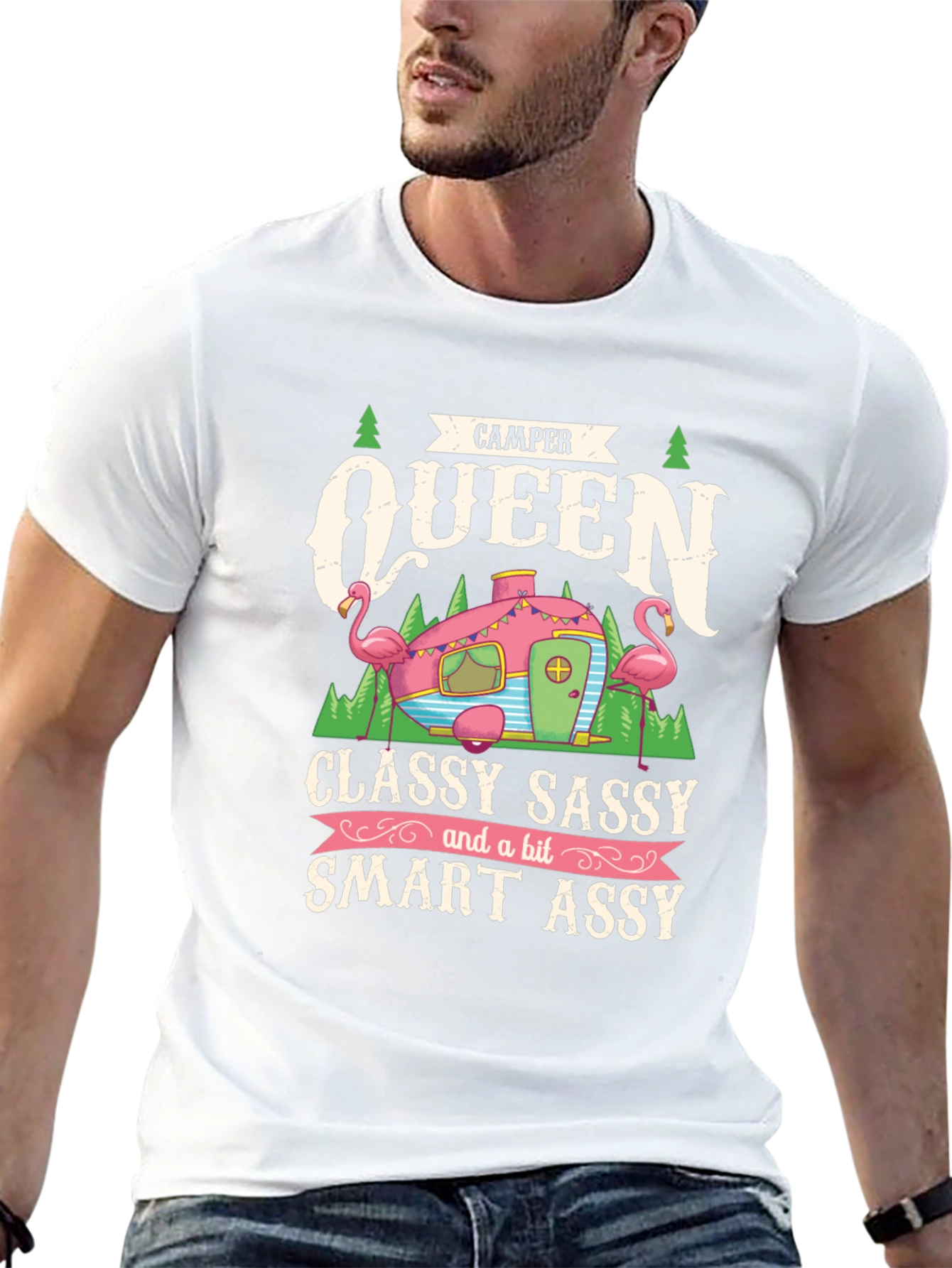 Camper Queen T-Shirt - Classy Sassy Smart Assy