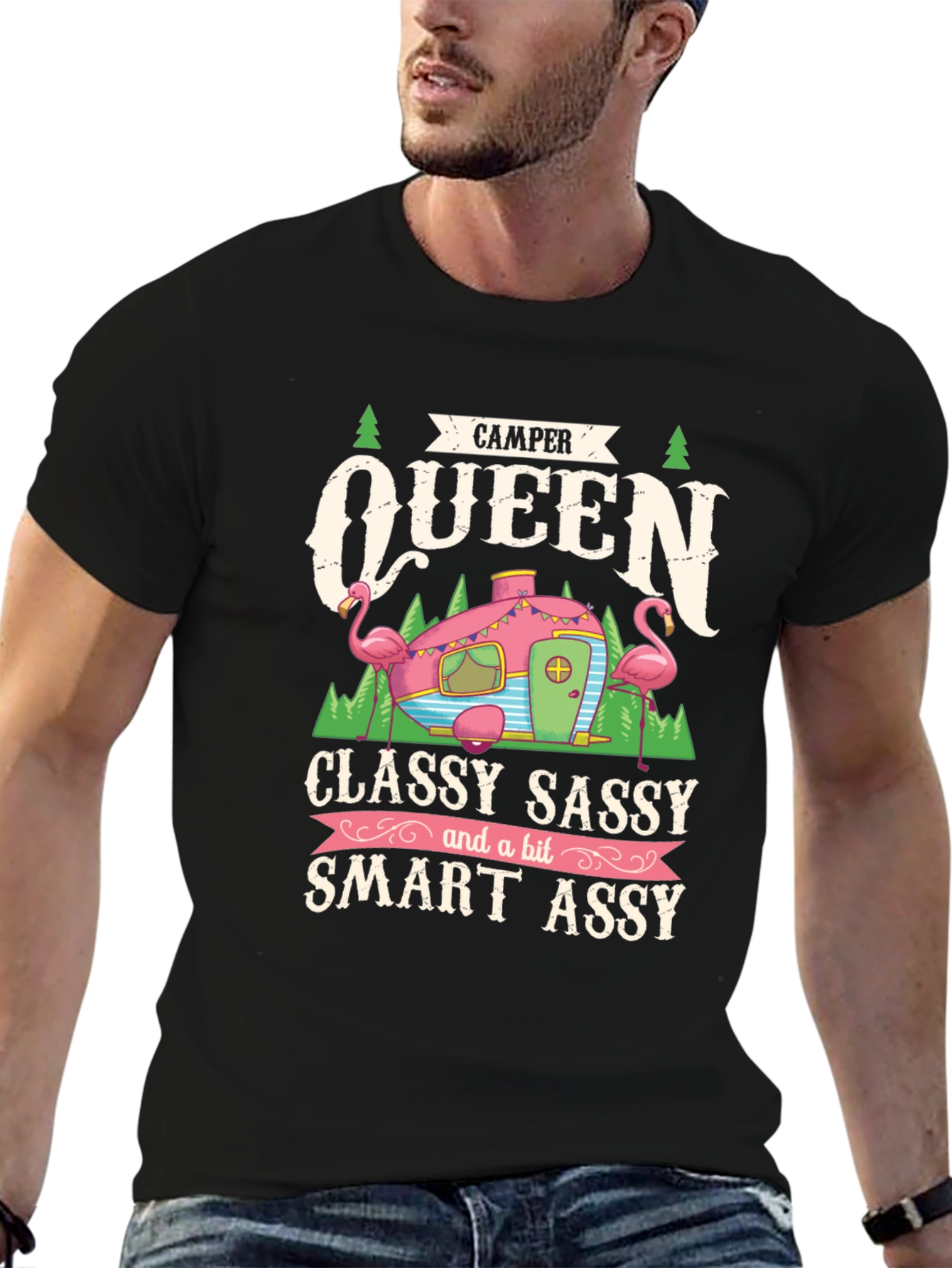 Camper Queen T-Shirt - Classy Sassy Smart Assy