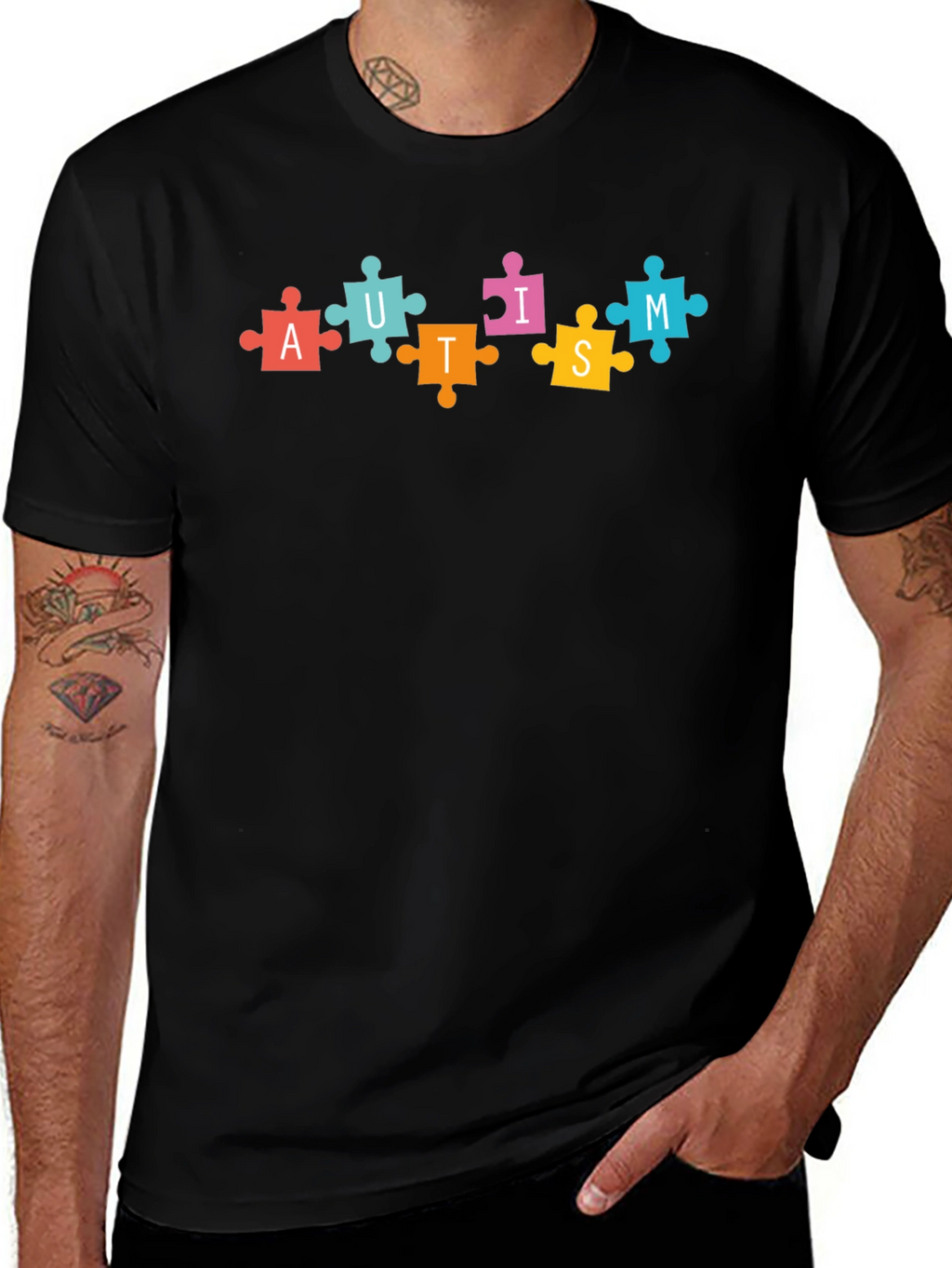 Autism Awareness Puzzle Piece T-Shirt