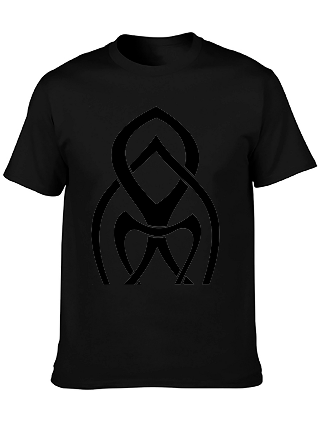 Abstract Graphic Tee - Mens Black T-Shirt