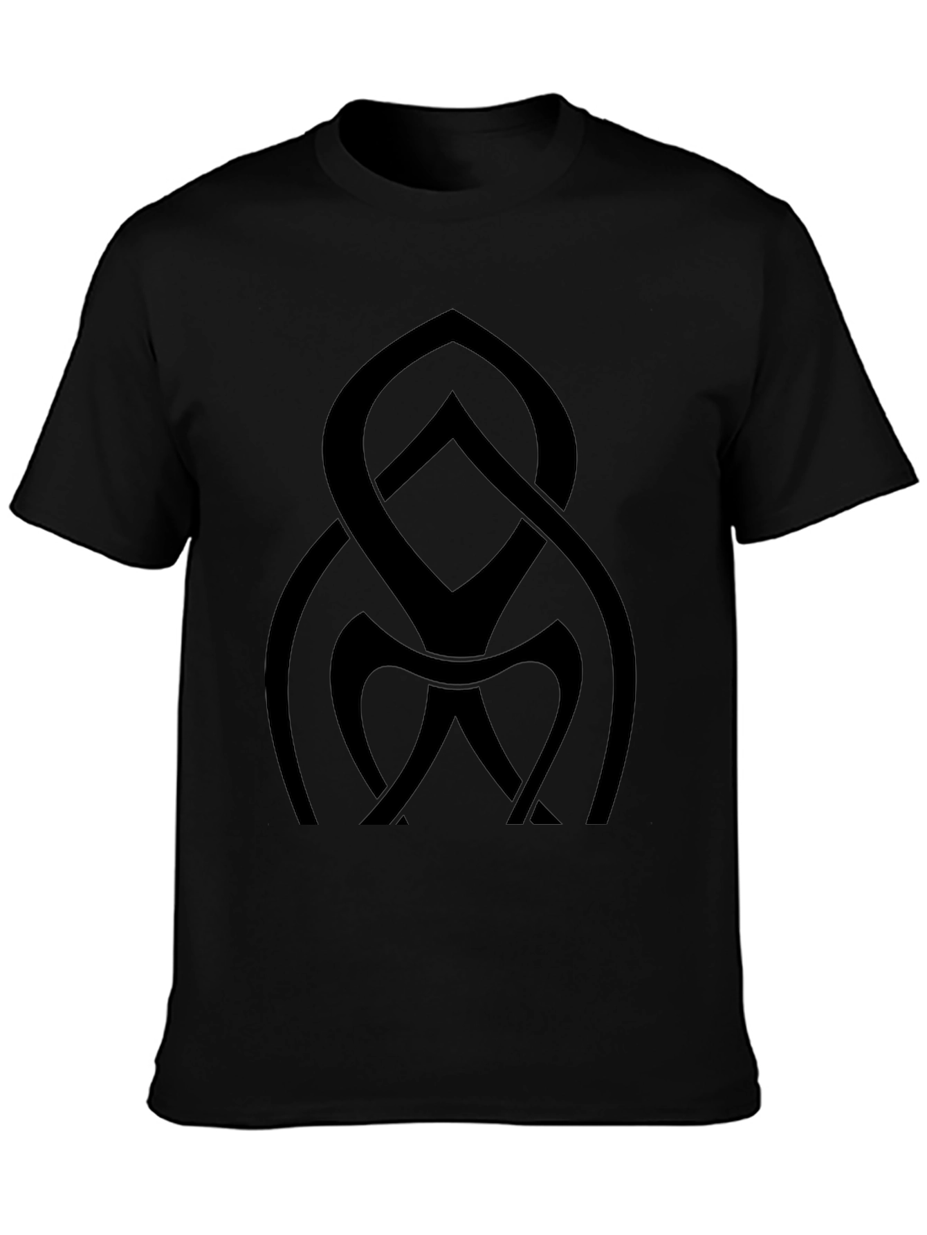 Abstract Graphic Tee - Mens Black T-Shirt