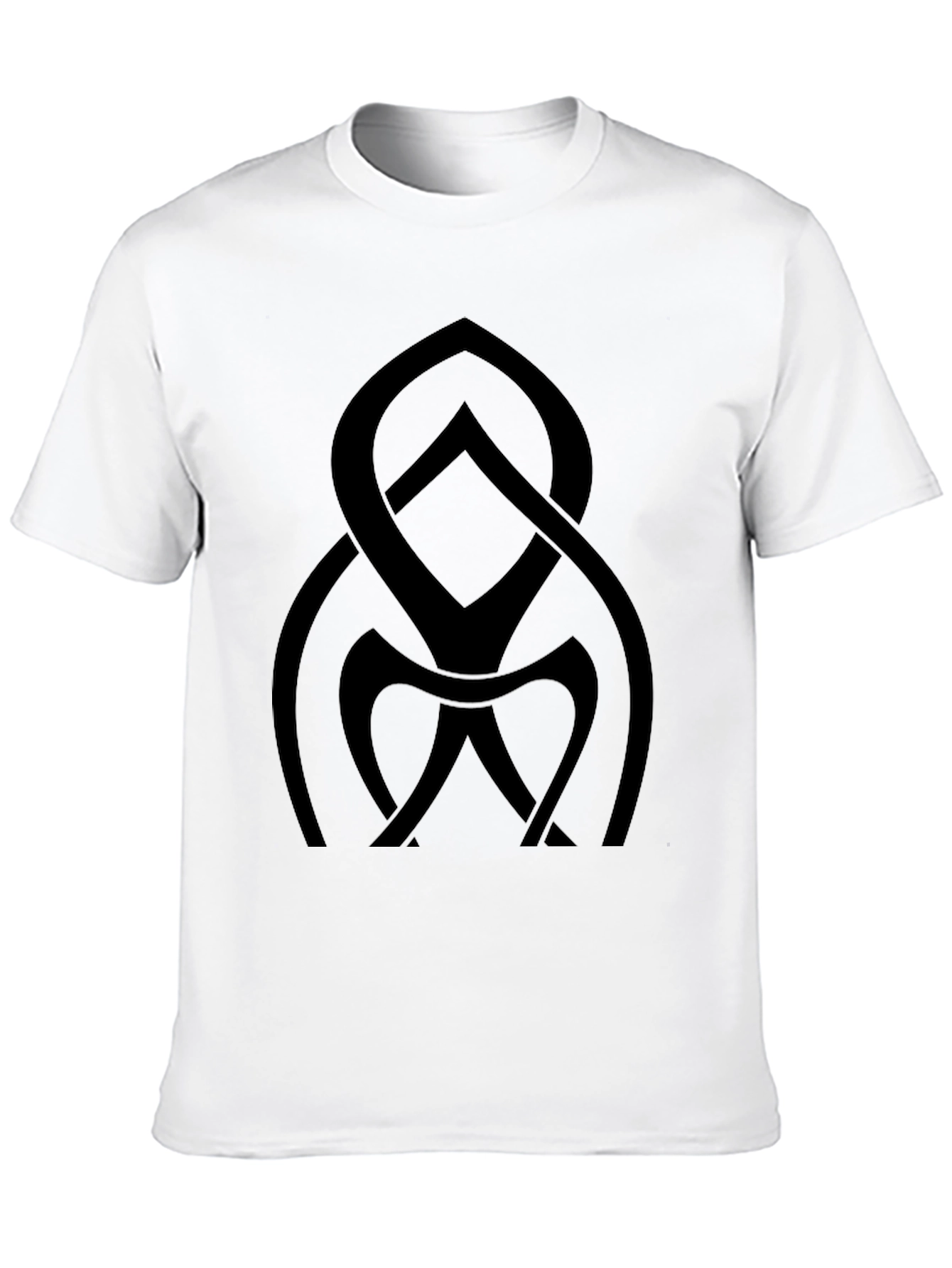 Abstract Graphic Tee - Mens Black T-Shirt