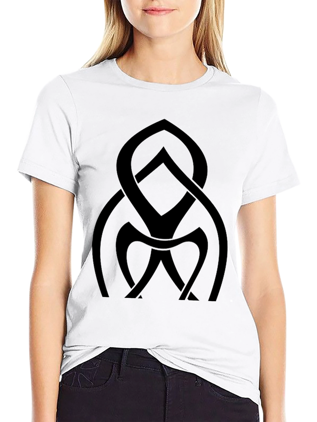 Abstract Graphic Tee - Mens Black T-Shirt