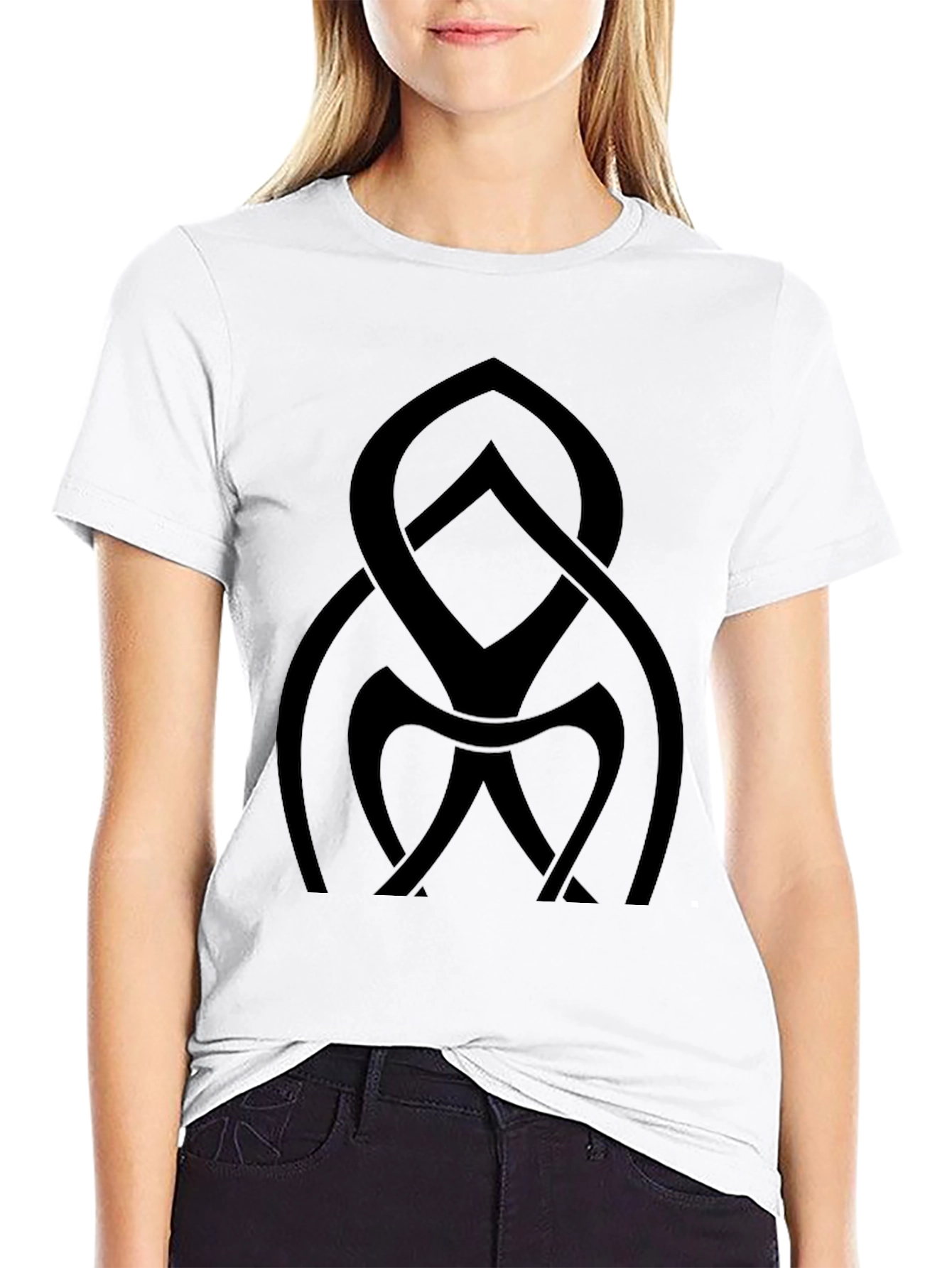 Abstract Graphic Tee - Mens Black T-Shirt
