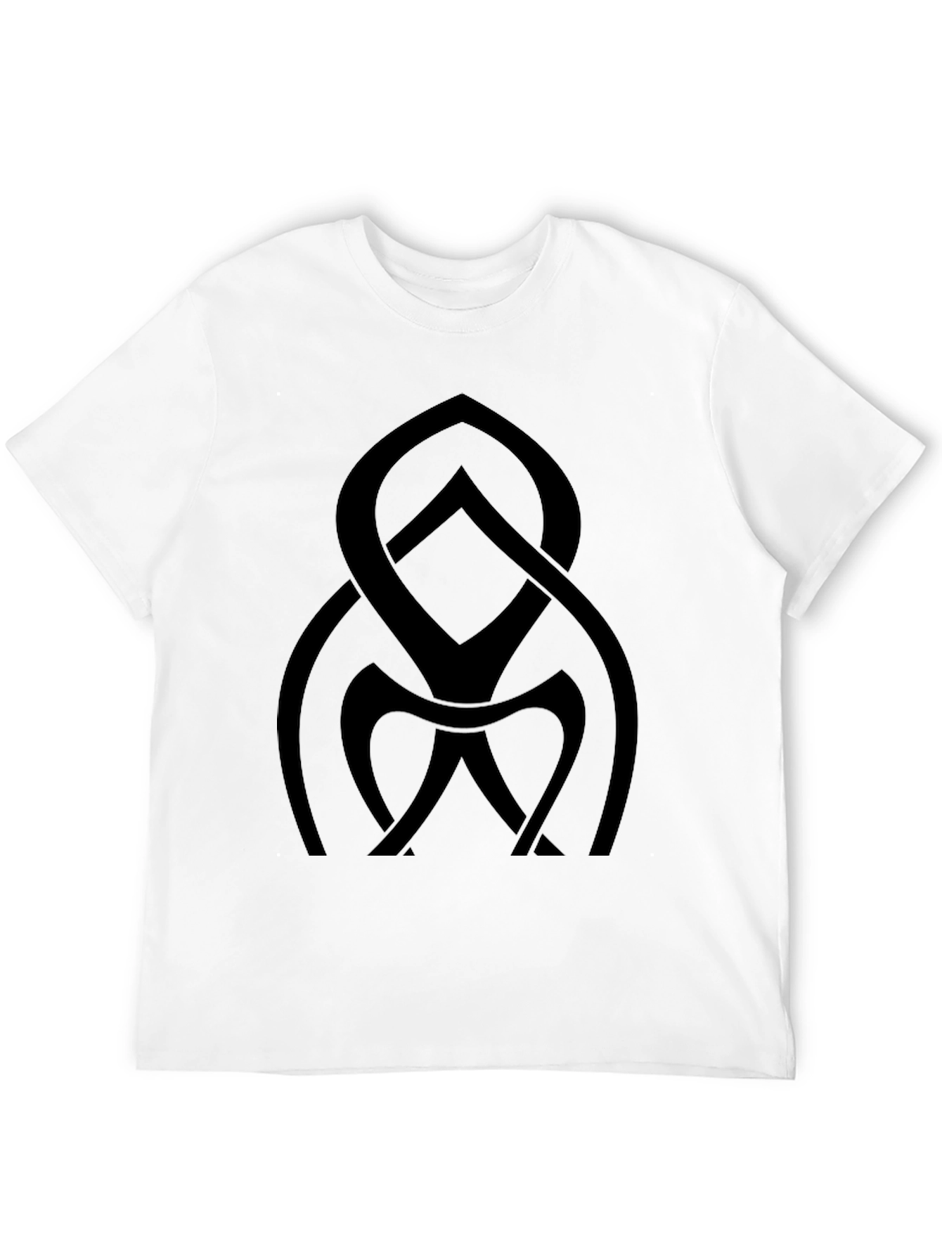 Abstract Graphic Tee - Mens Black T-Shirt