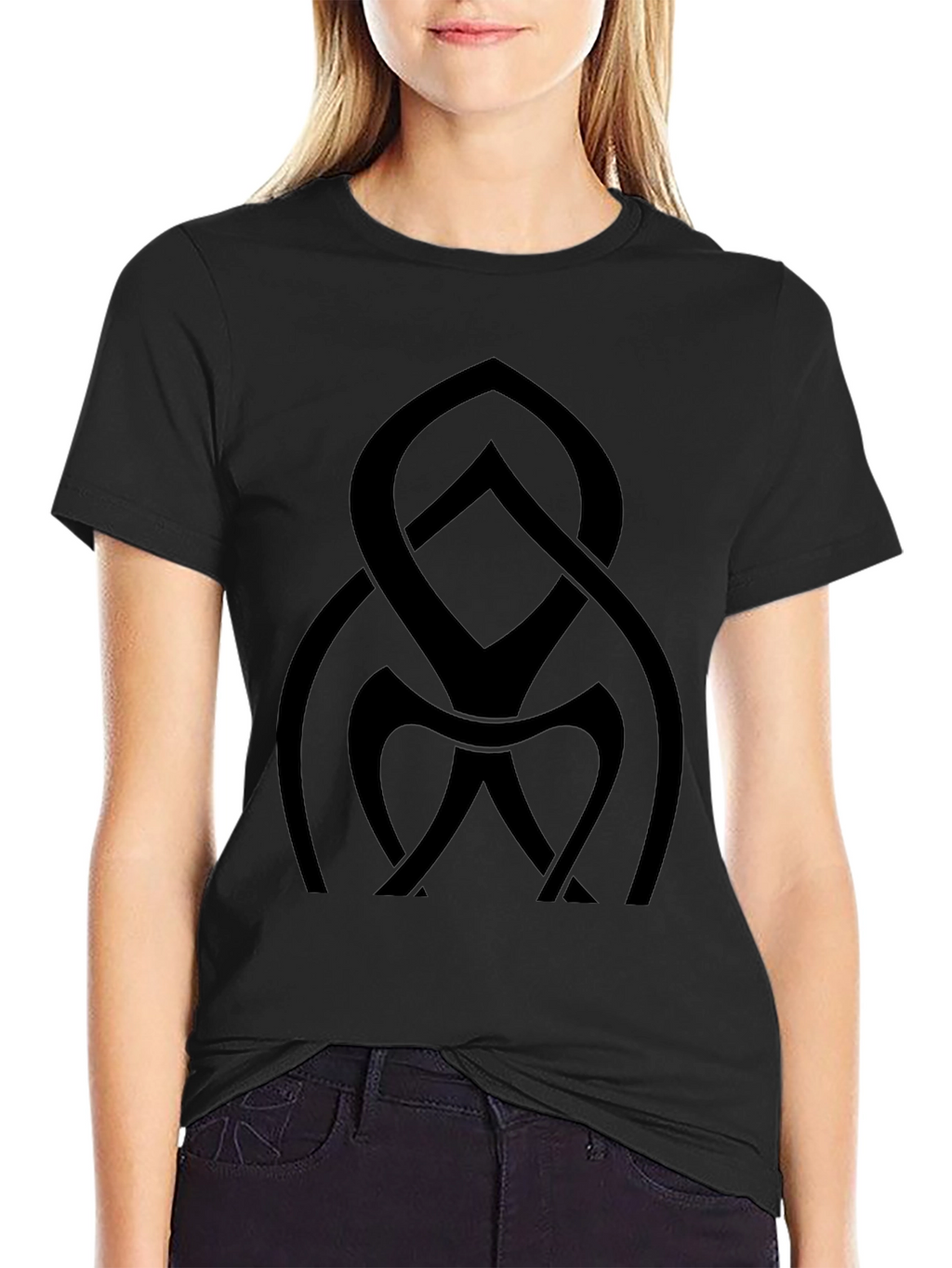 Abstract Graphic Tee - Mens Black T-Shirt