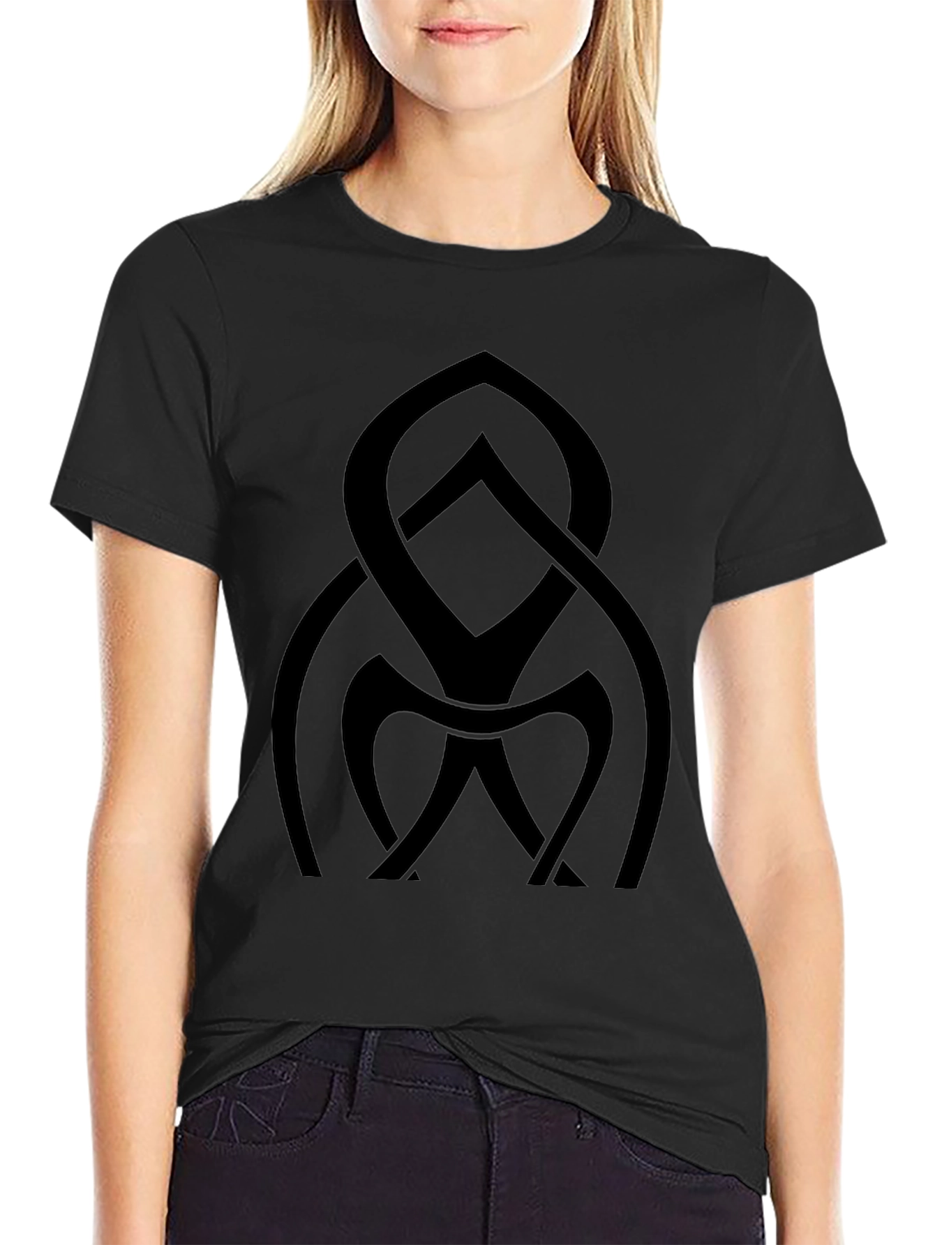 Abstract Graphic Tee - Mens Black T-Shirt