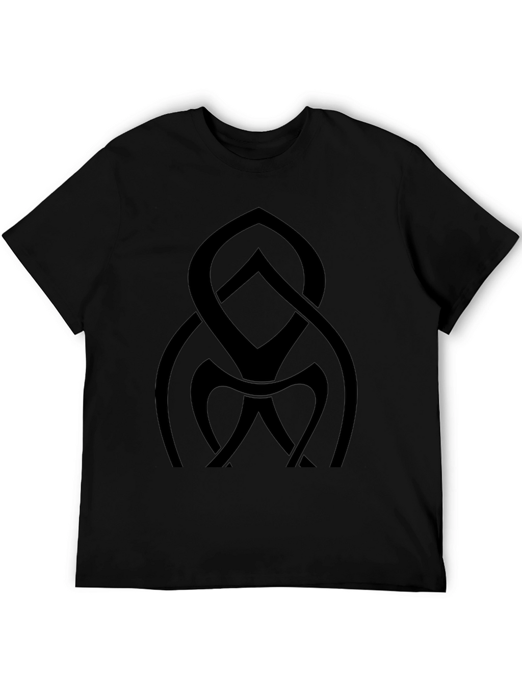 Abstract Graphic Tee - Mens Black T-Shirt
