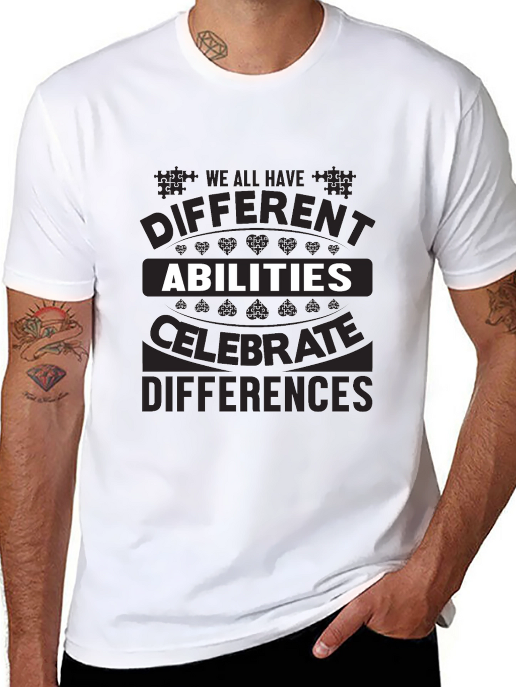 Abilities Celebrate Differences Graphic T-Shirt