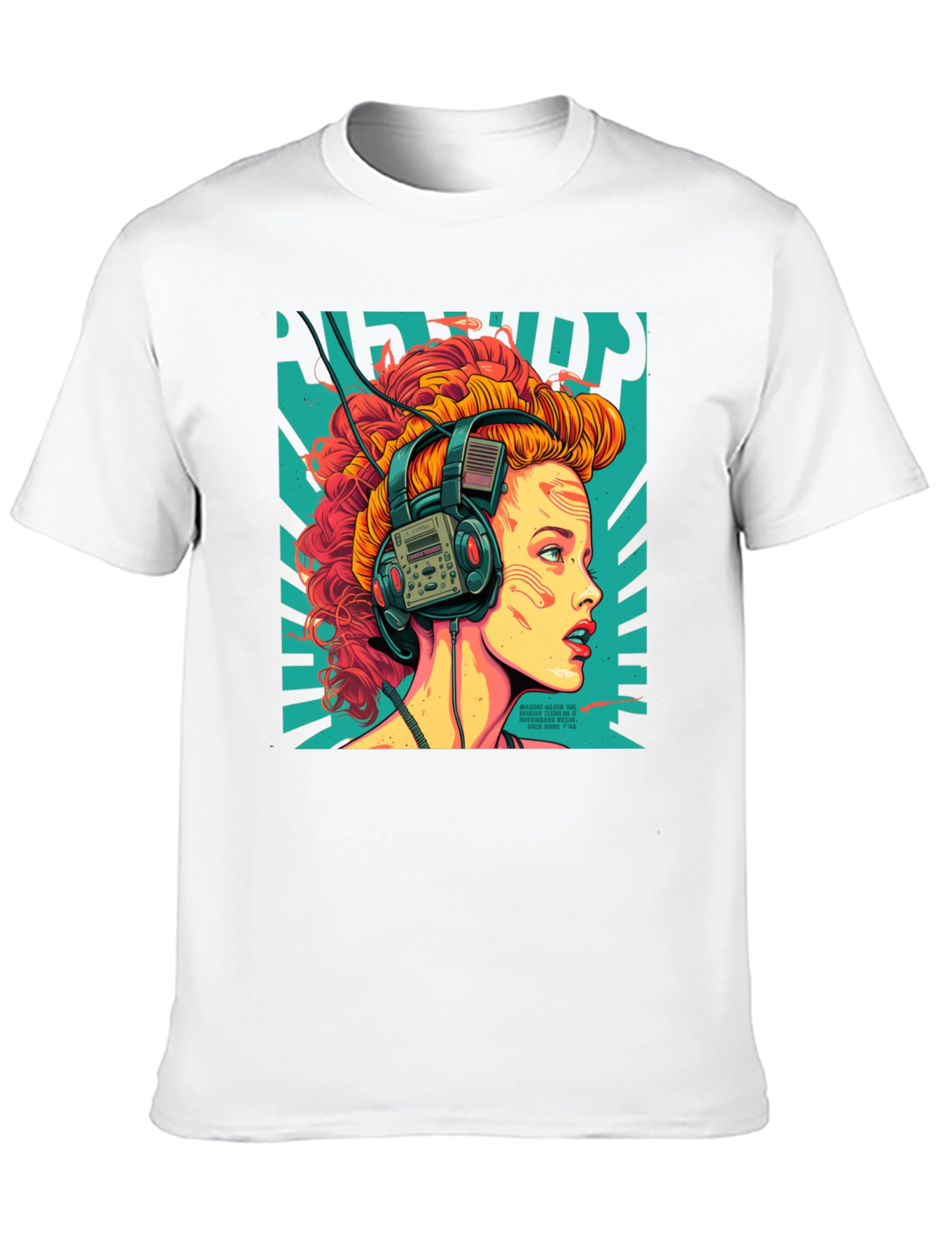 Retro Headphones Graphic T-Shirt