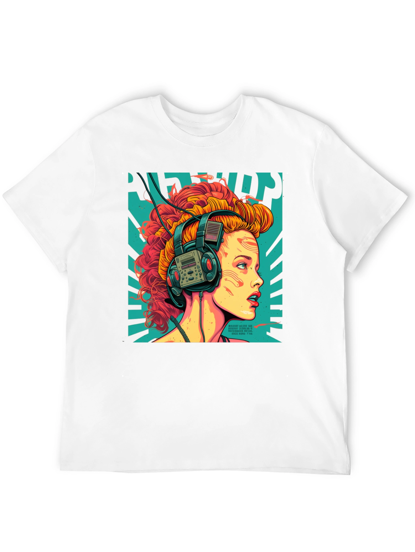 Retro Headphones Graphic T-Shirt