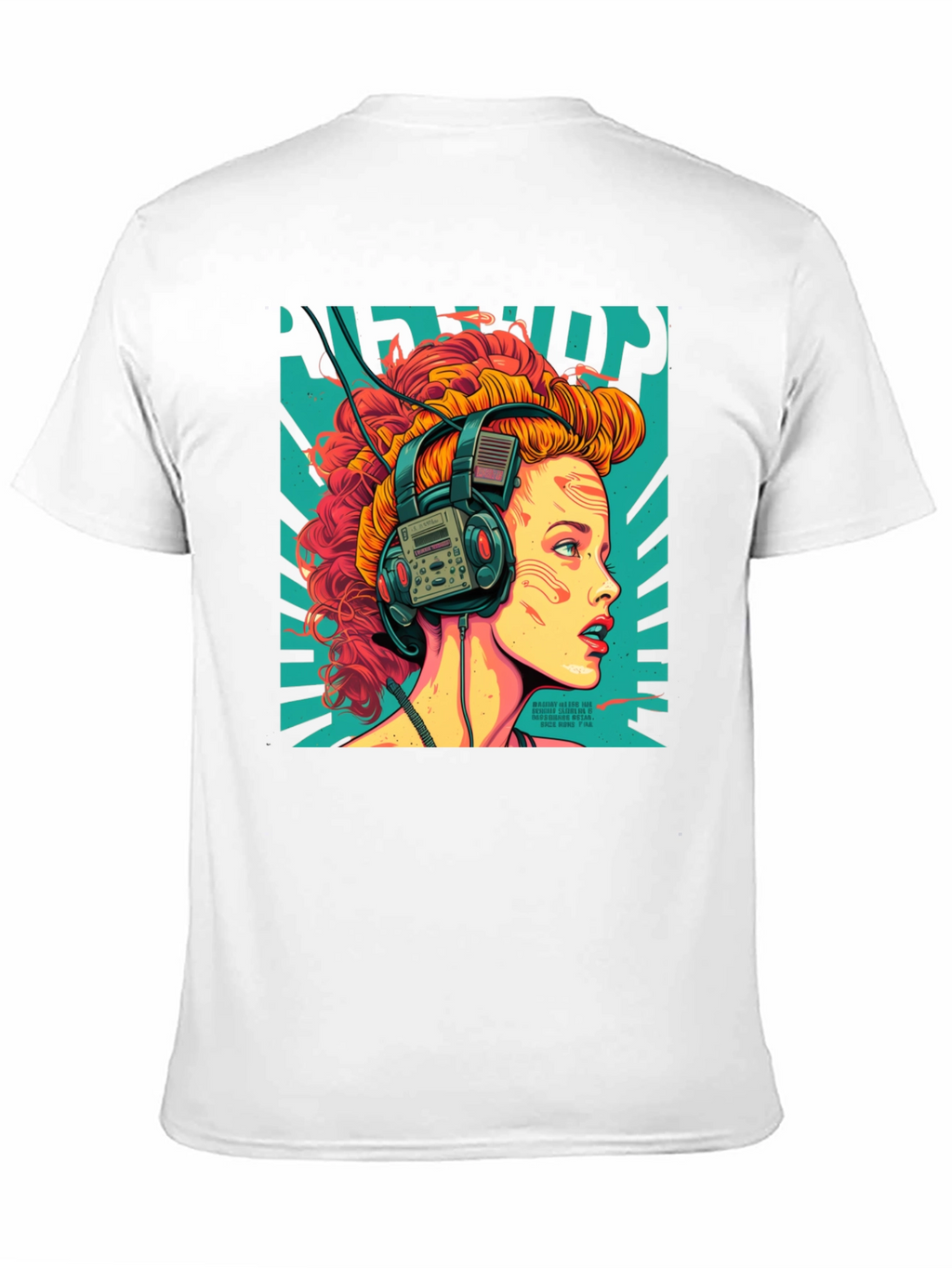 Retro Headphones Graphic T-Shirt