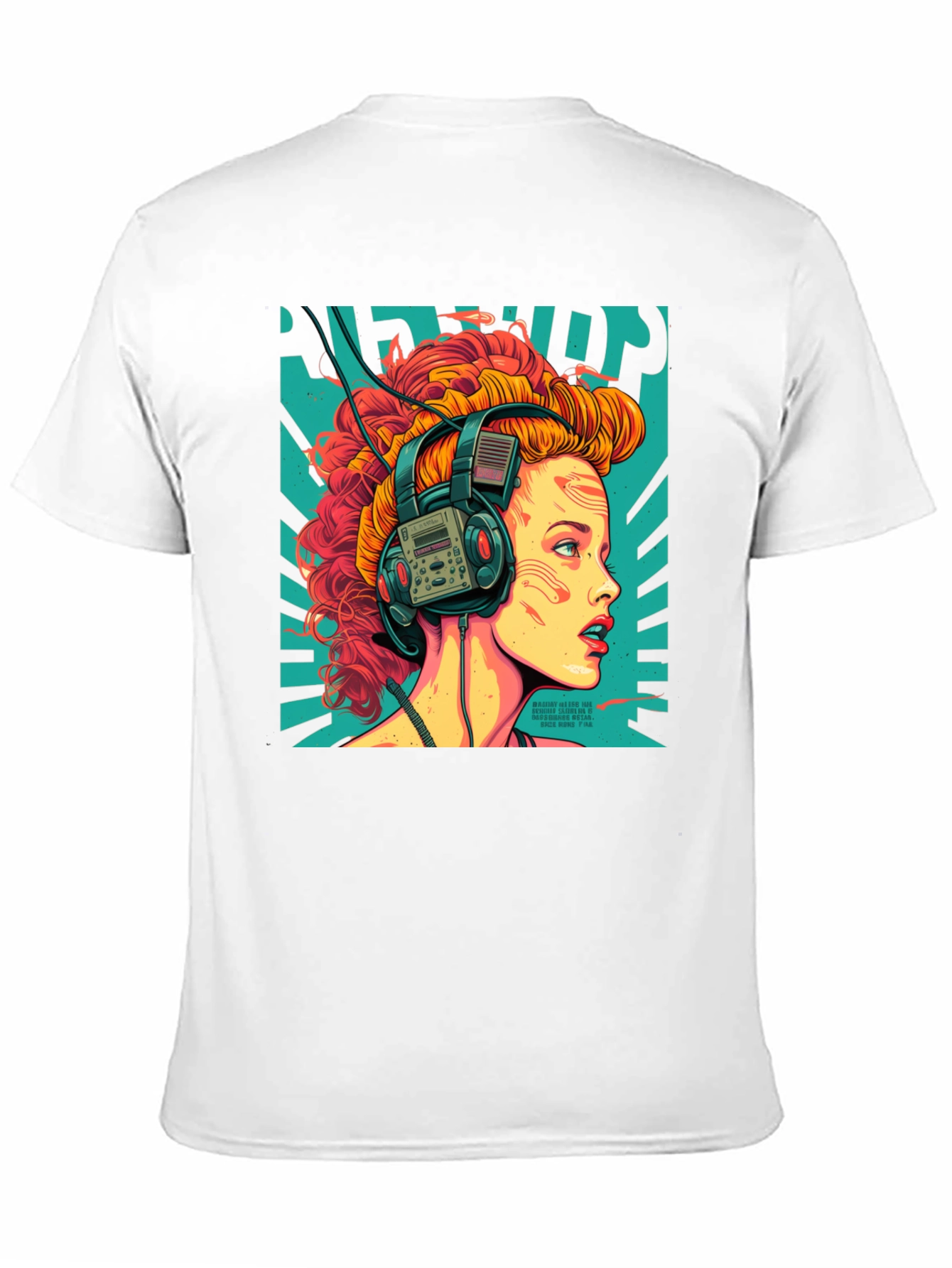 Retro Headphones Graphic T-Shirt