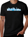 Cityscape Graphic T-Shirt - Urban Style Tee