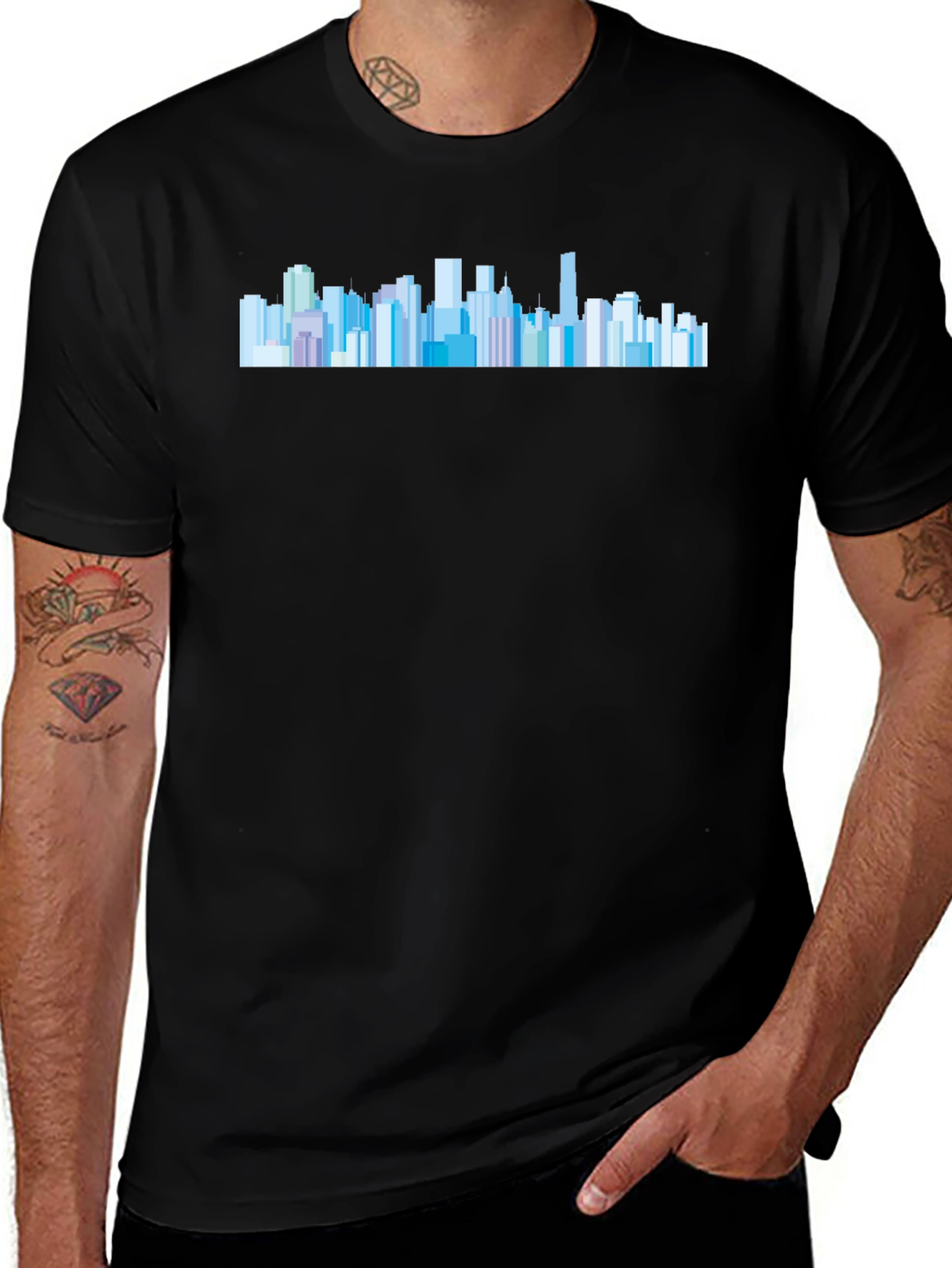 Cityscape Graphic T-Shirt - Urban Style Tee