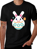 Easter Bunny Egg Black T-Shirt
