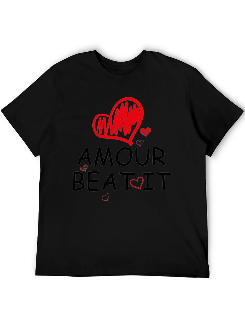 Amour Beat It T-Shirt Love Design Tee