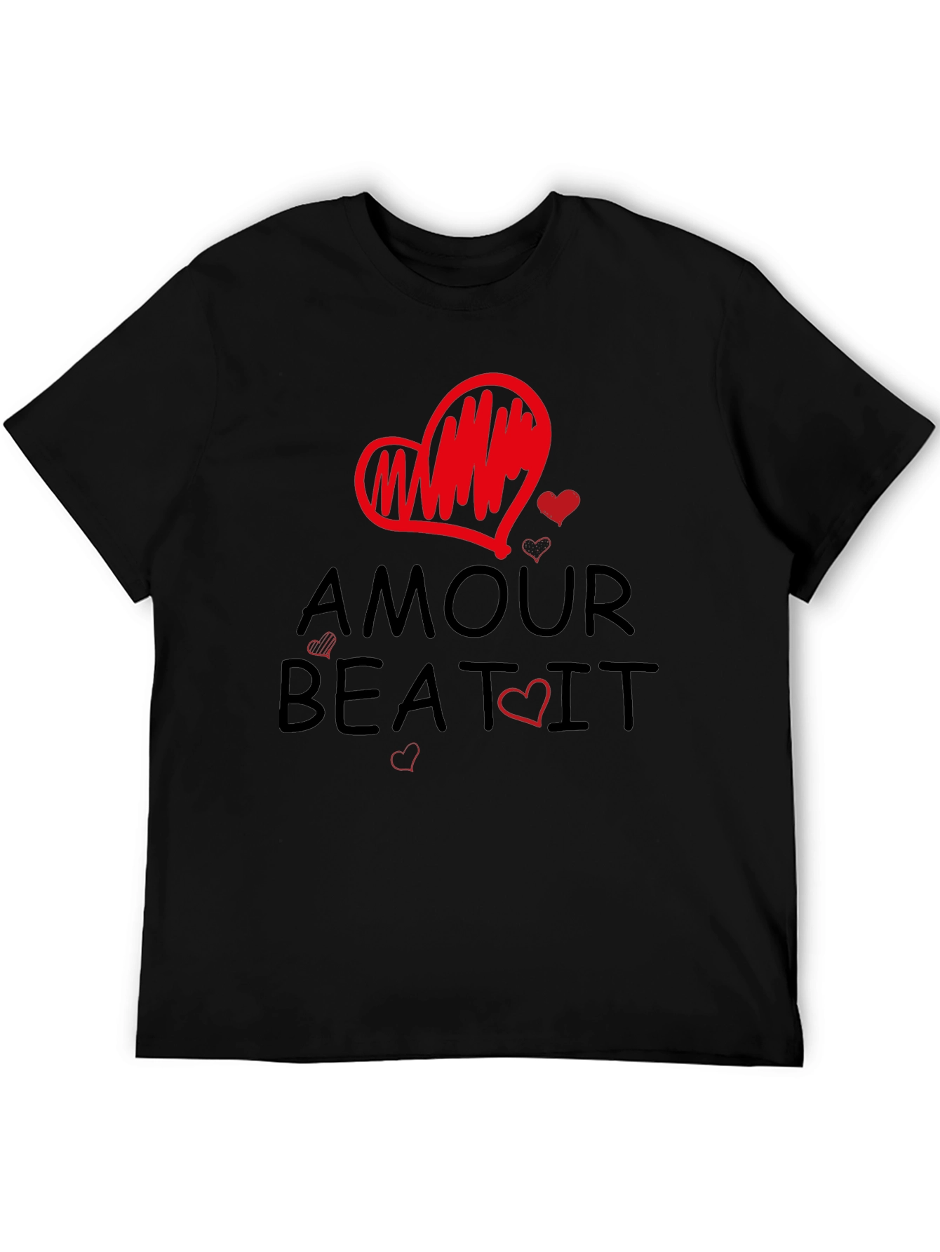 Amour Beat It T-Shirt Love Design Tee