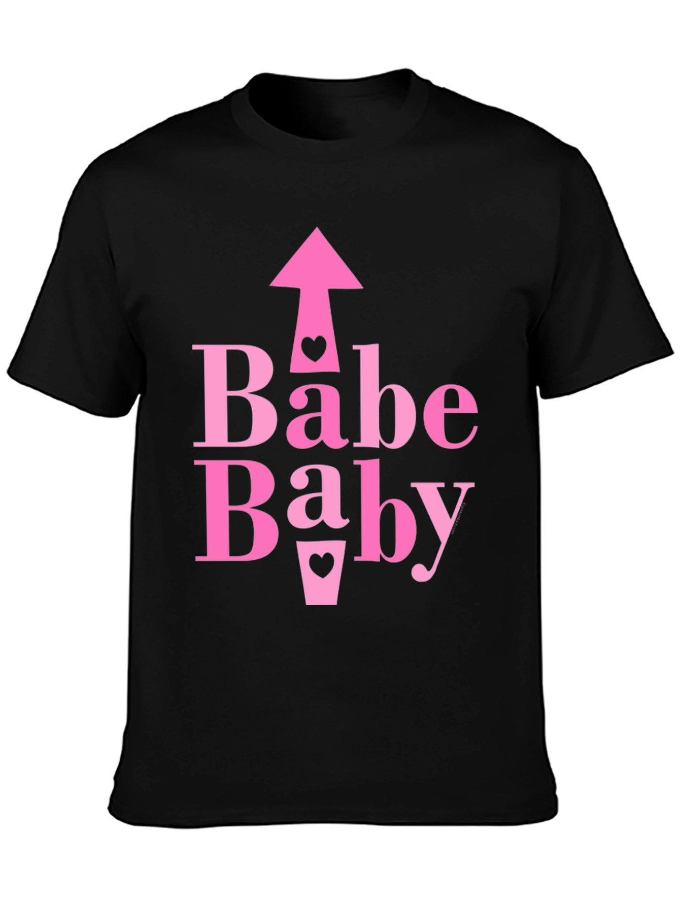Babe Baby Pink Graphic Tee