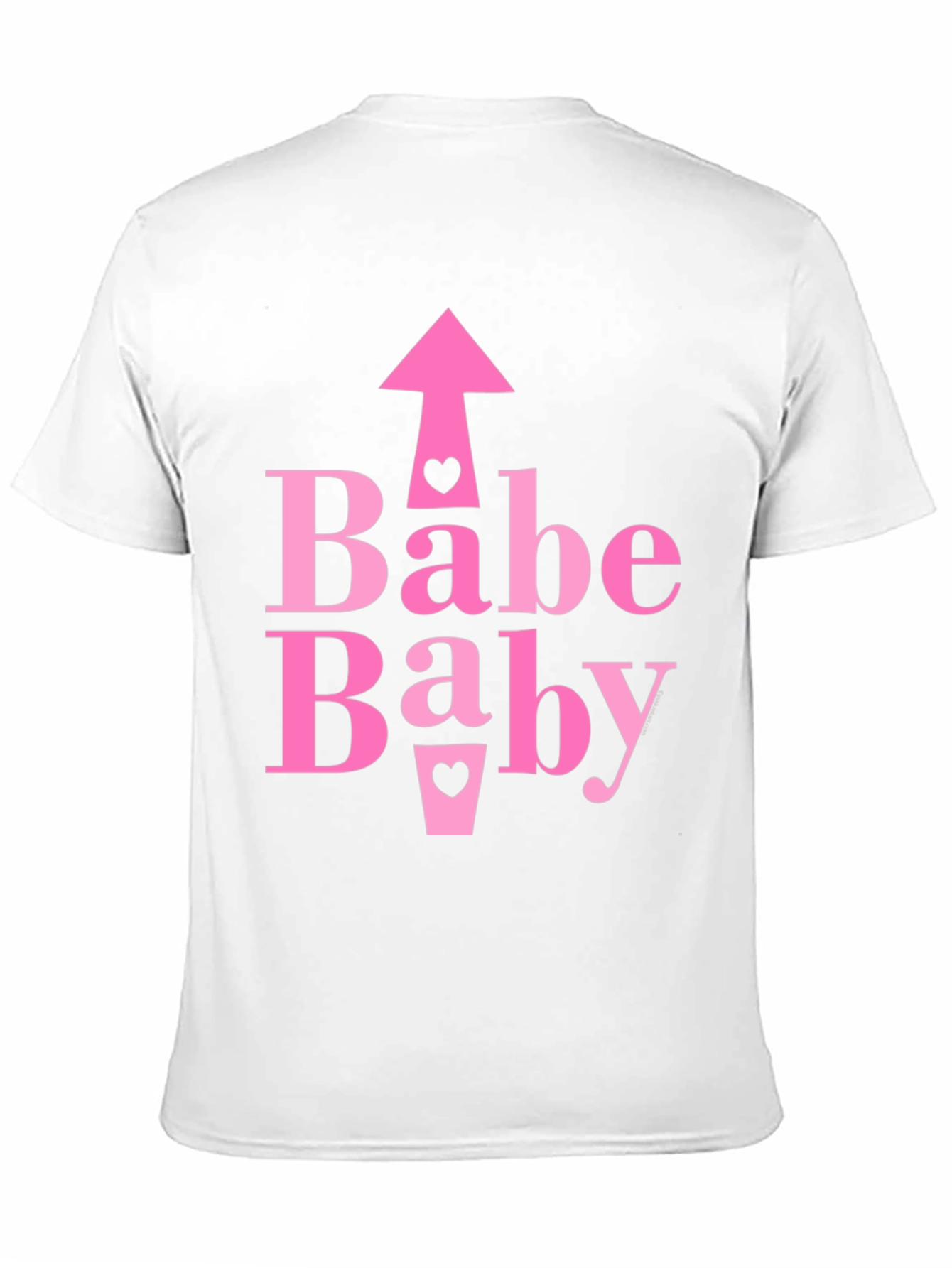 Babe Baby Pink Graphic Tee