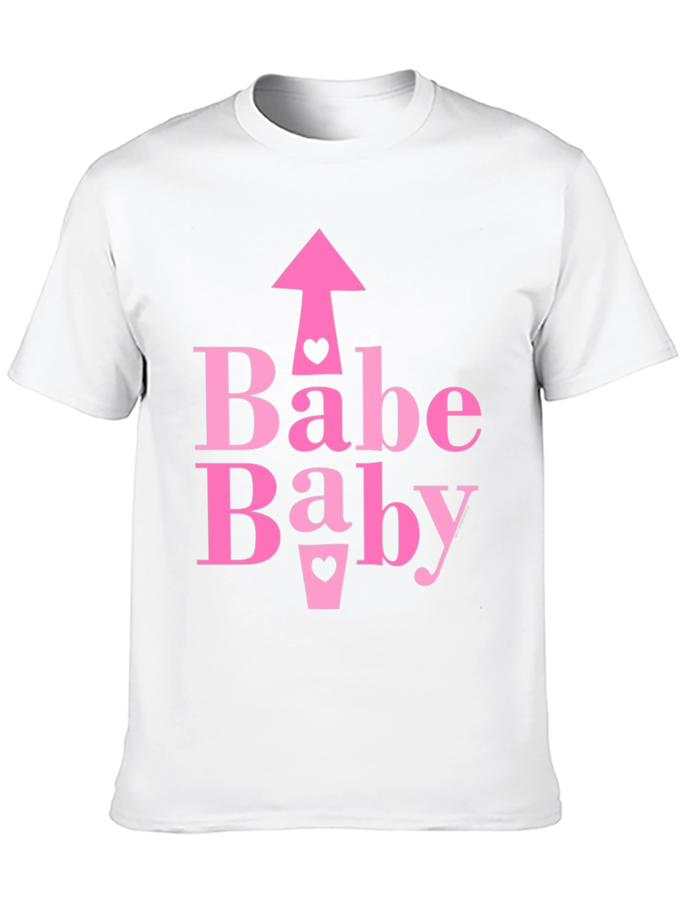 Babe Baby Pink Graphic Tee