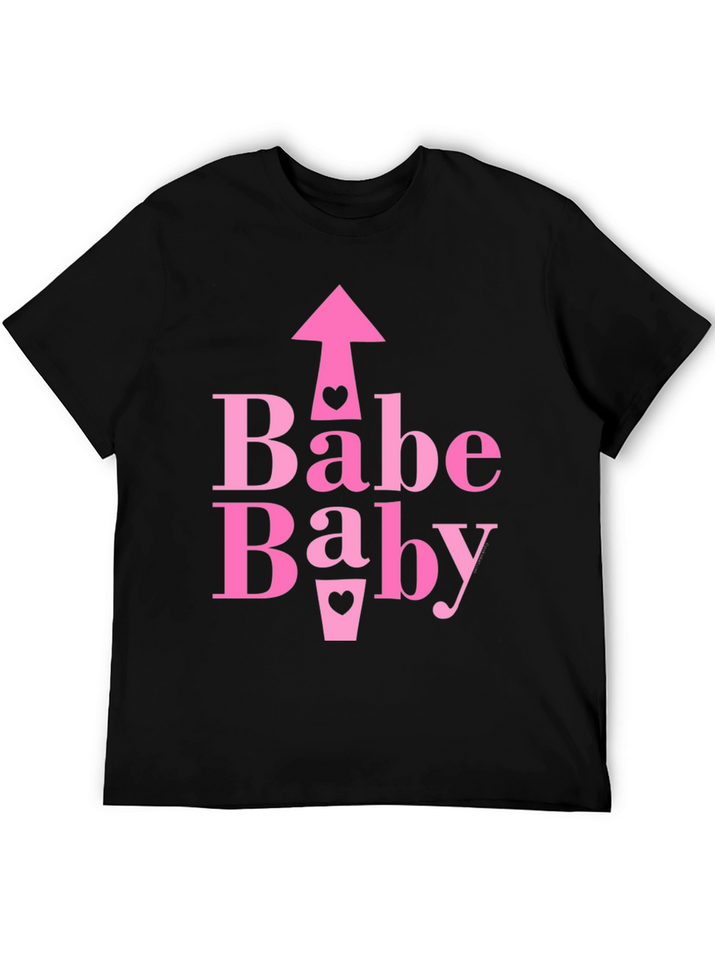 Babe Baby Pink Graphic Tee