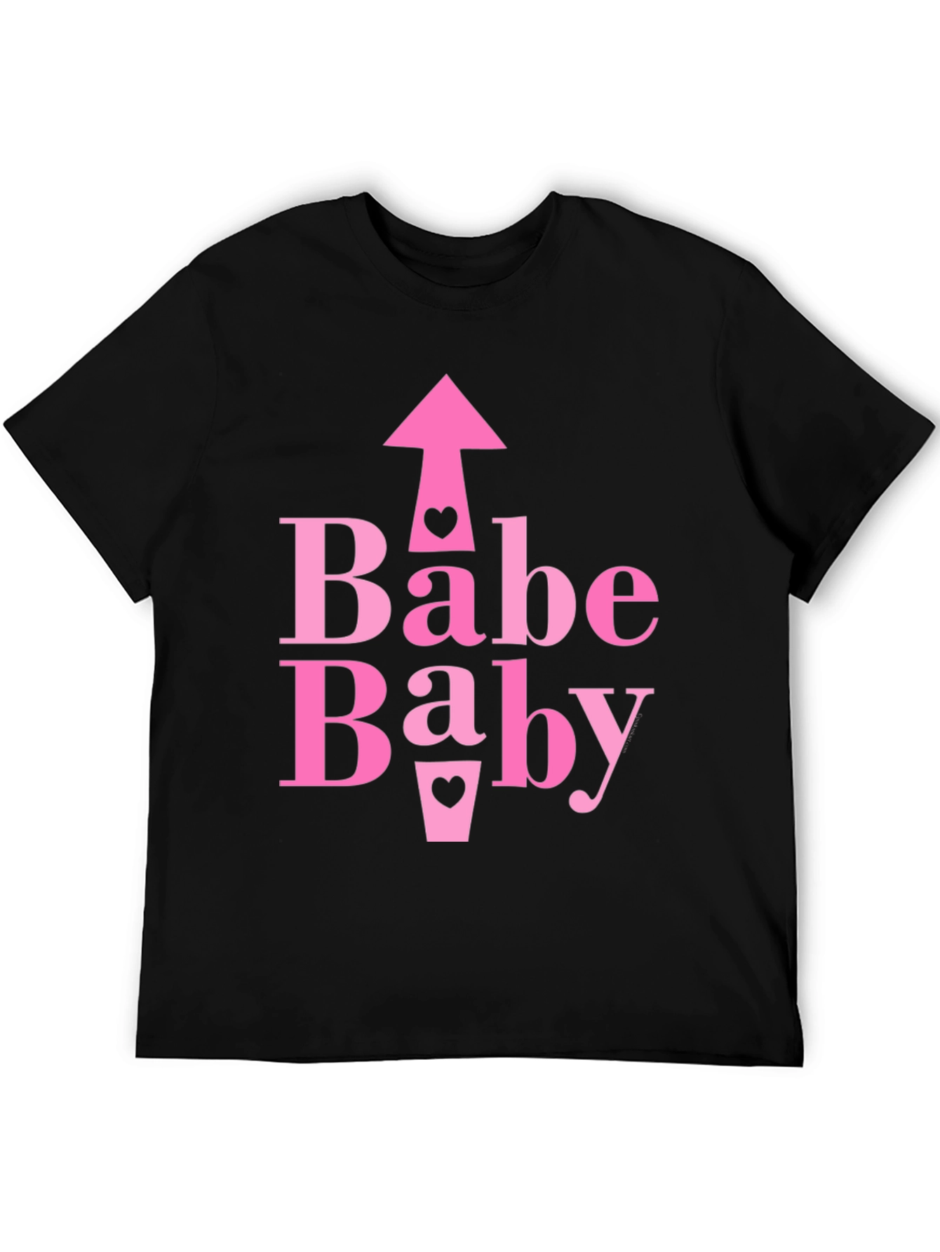 Babe Baby Pink Graphic Tee