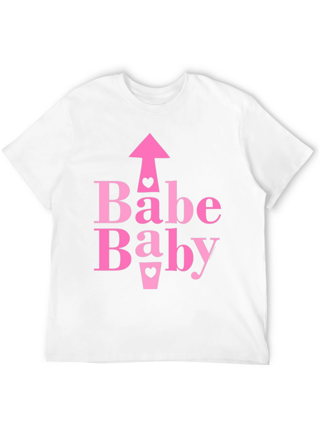 Babe Baby Pink Graphic Tee