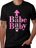 Babe Baby Pink Graphic Tee