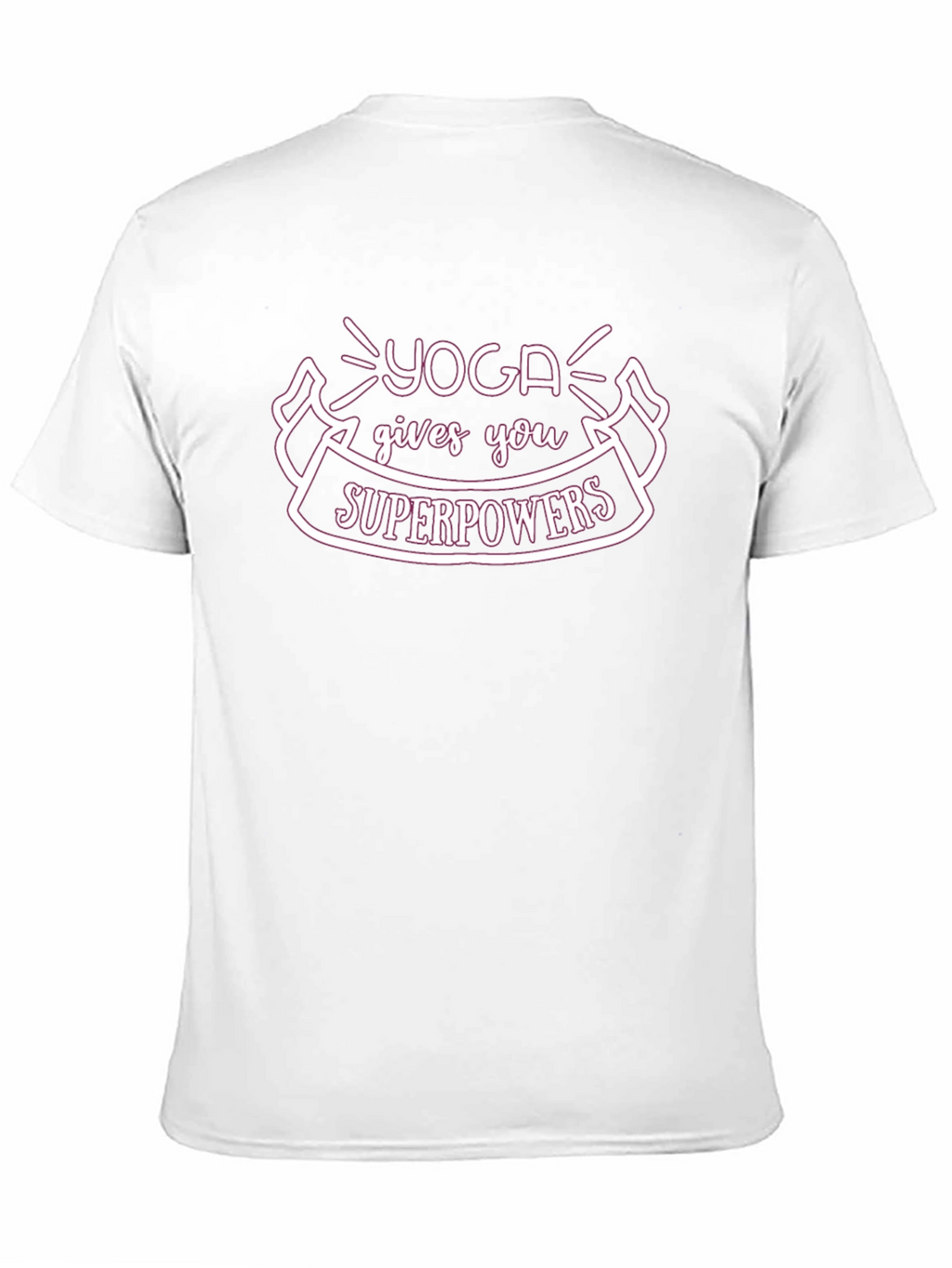 Yoga Superpowers Black T-Shirt