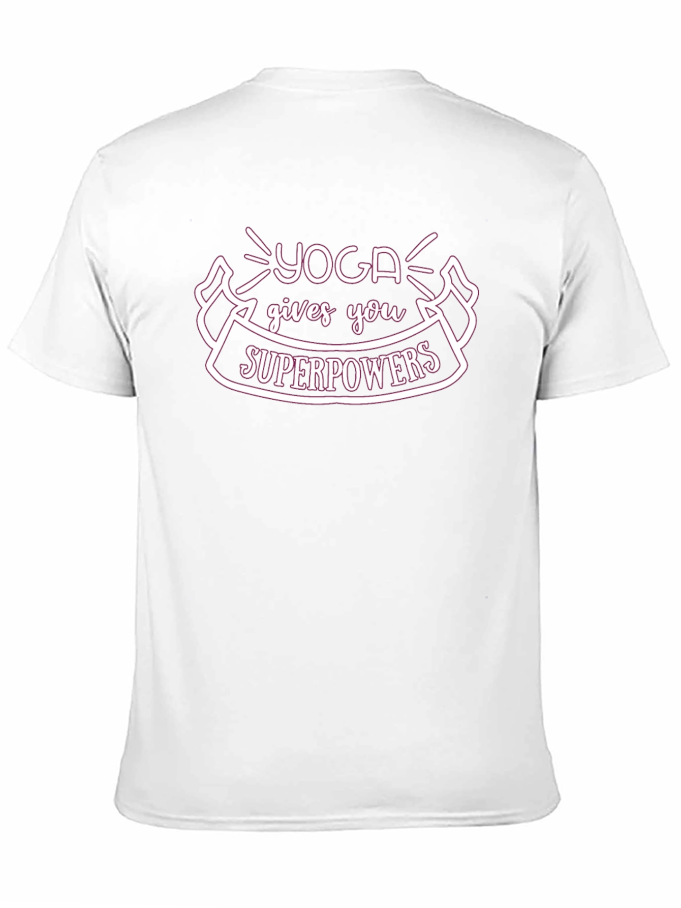 Yoga Superpowers Black T-Shirt