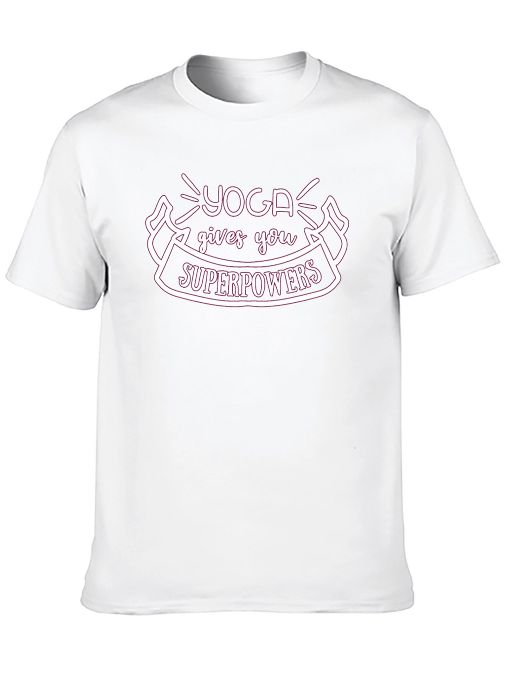 Yoga Superpowers Black T-Shirt
