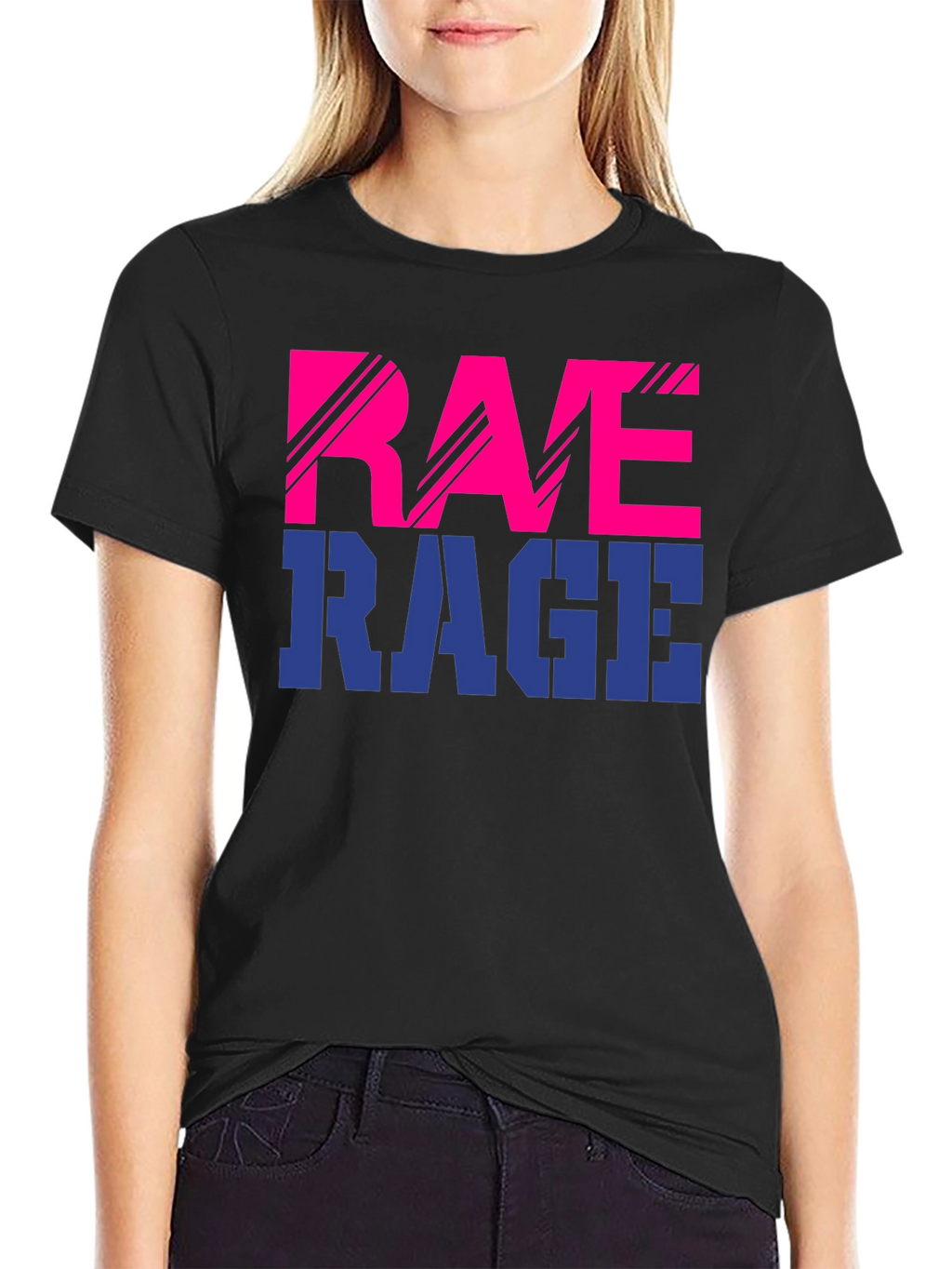 Rae Rage Graphic Tee - Black