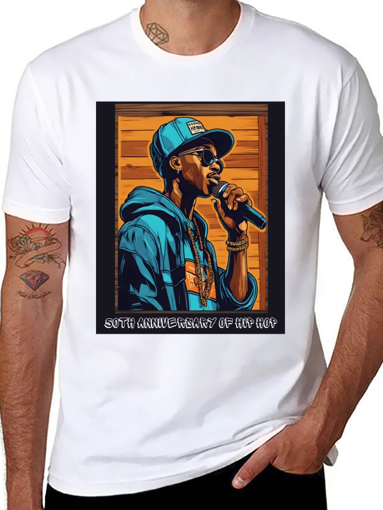 50th Anniversary of Hip Hop Graphic T-Shirt