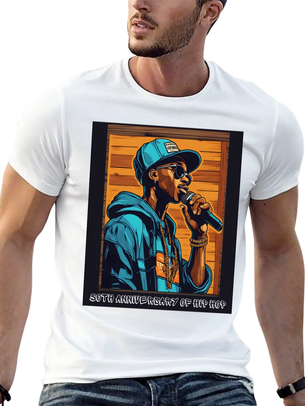 50th Anniversary of Hip Hop Graphic T-Shirt