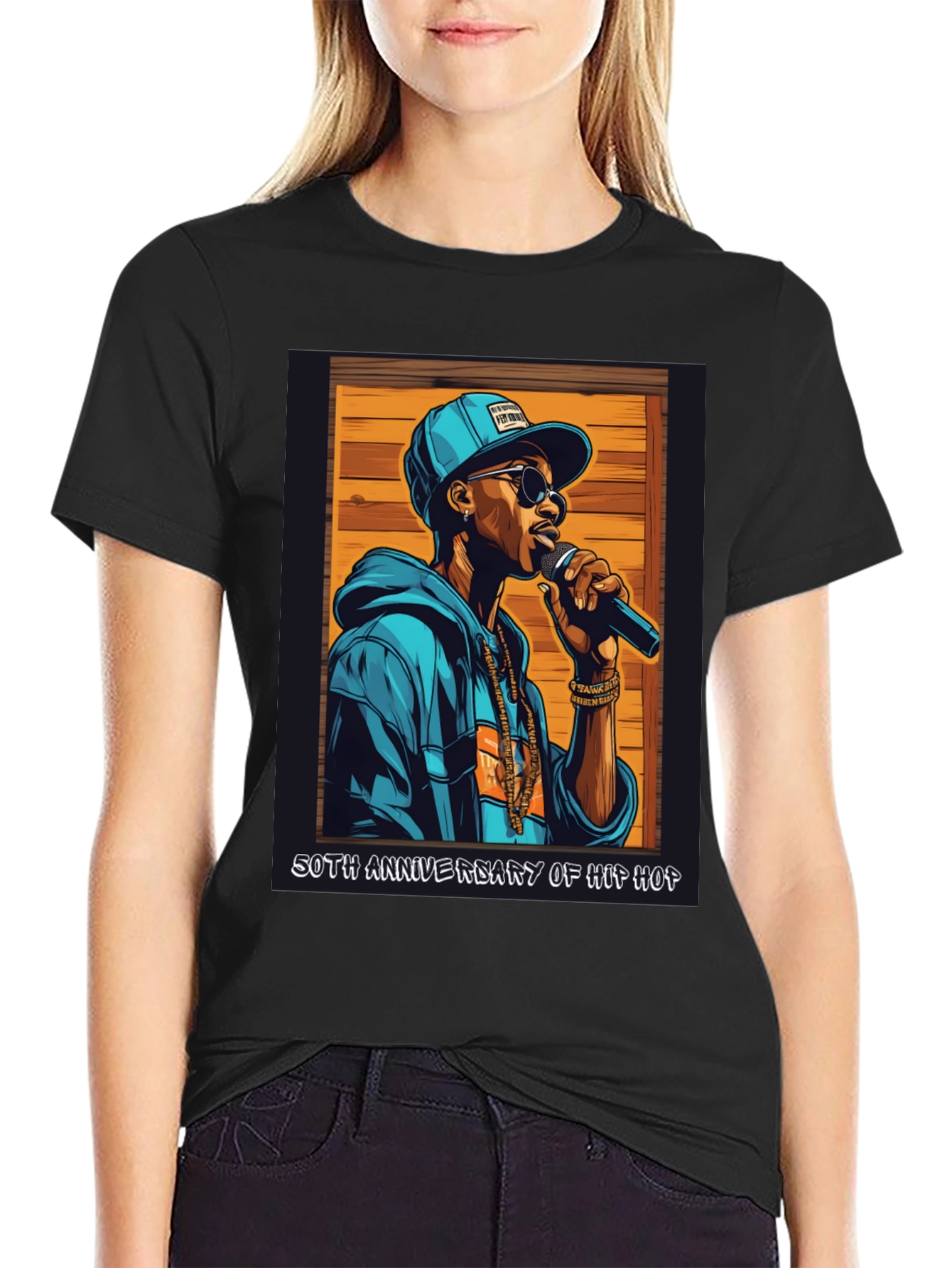50th Anniversary of Hip Hop Graphic T-Shirt