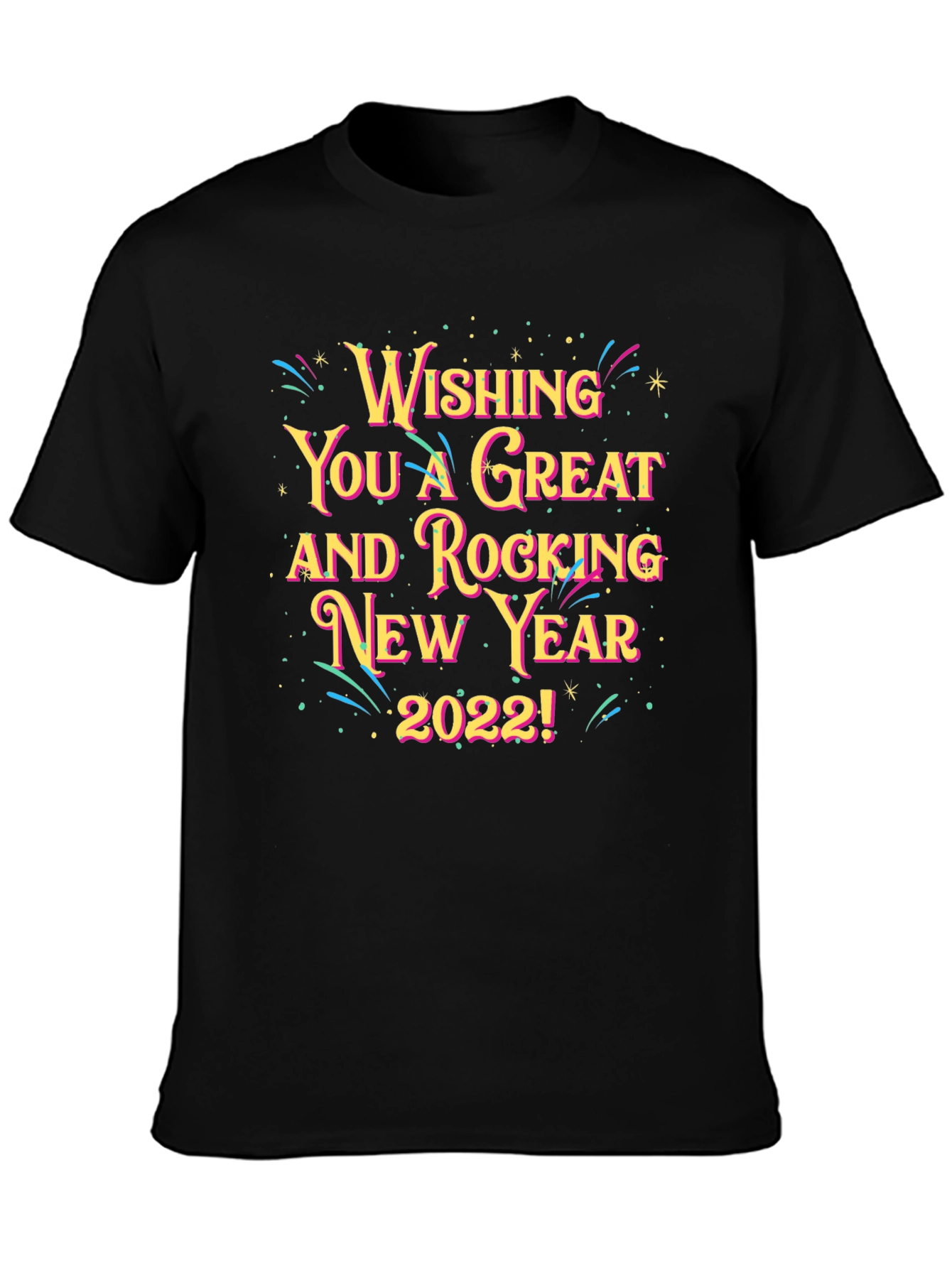 Rocking New Year 2022 Graphic T-Shirt