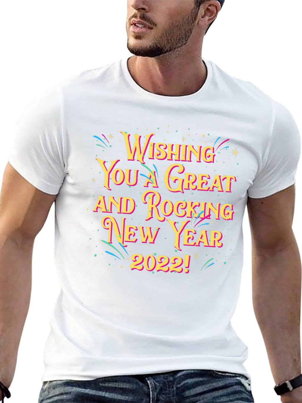 Rocking New Year 2022 Graphic T-Shirt