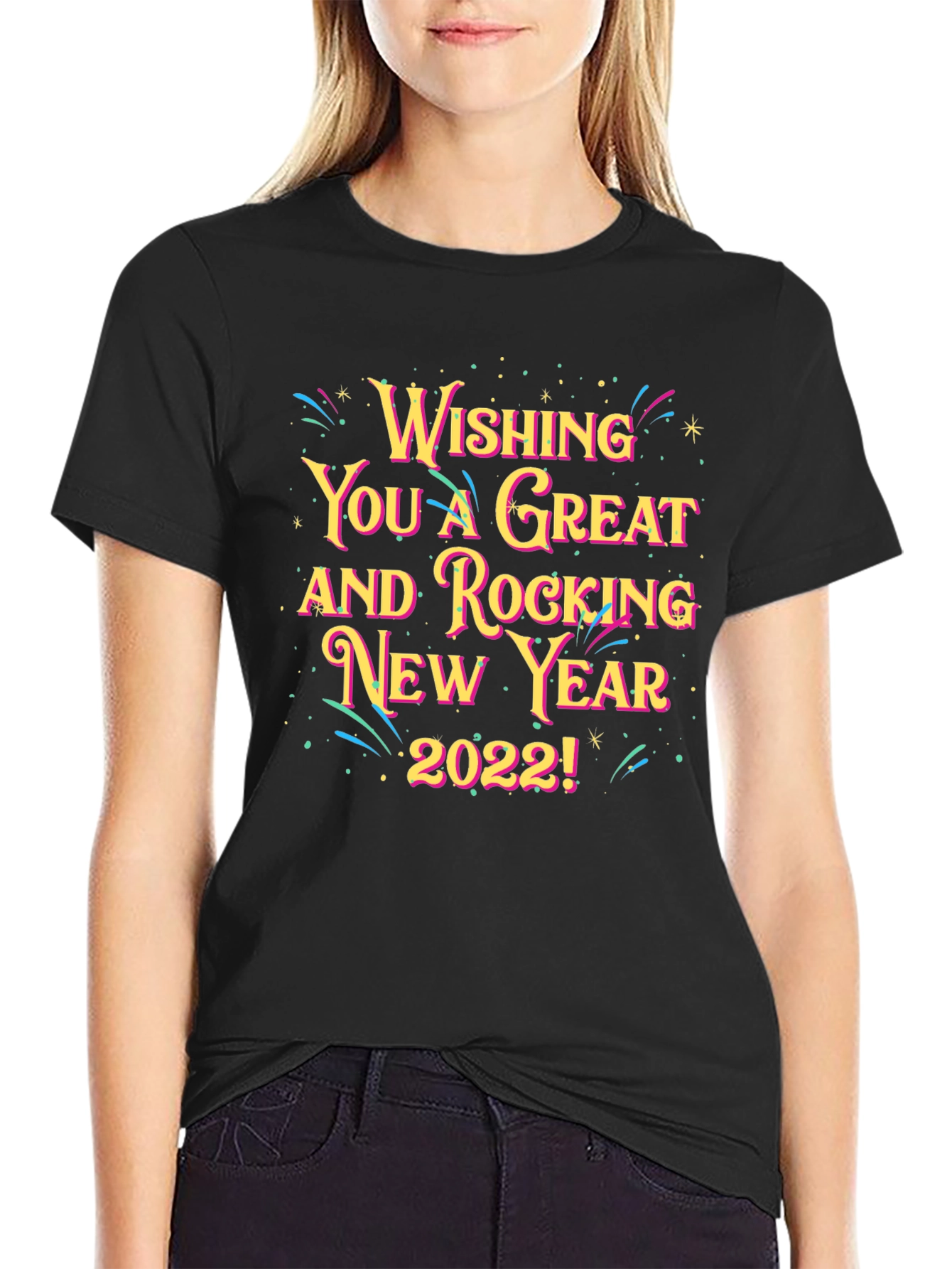 Rocking New Year 2022 Graphic T-Shirt