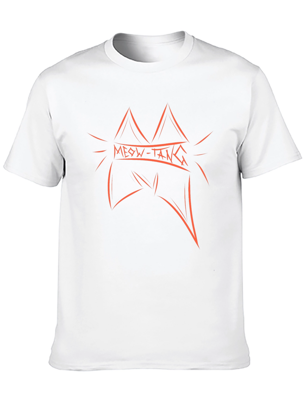 Meow-Tang Graphic Tee - Soft Black Cotton T-Shirt