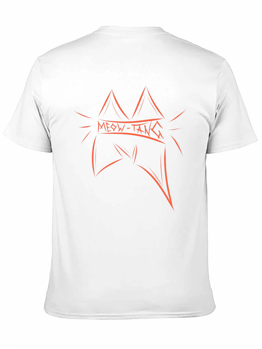 Meow-Tang Graphic Tee - Soft Black Cotton T-Shirt