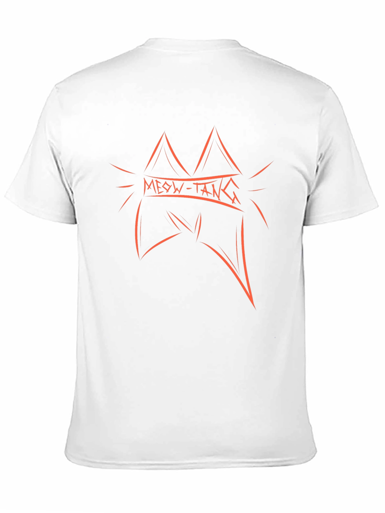 Meow-Tang Graphic Tee - Soft Black Cotton T-Shirt