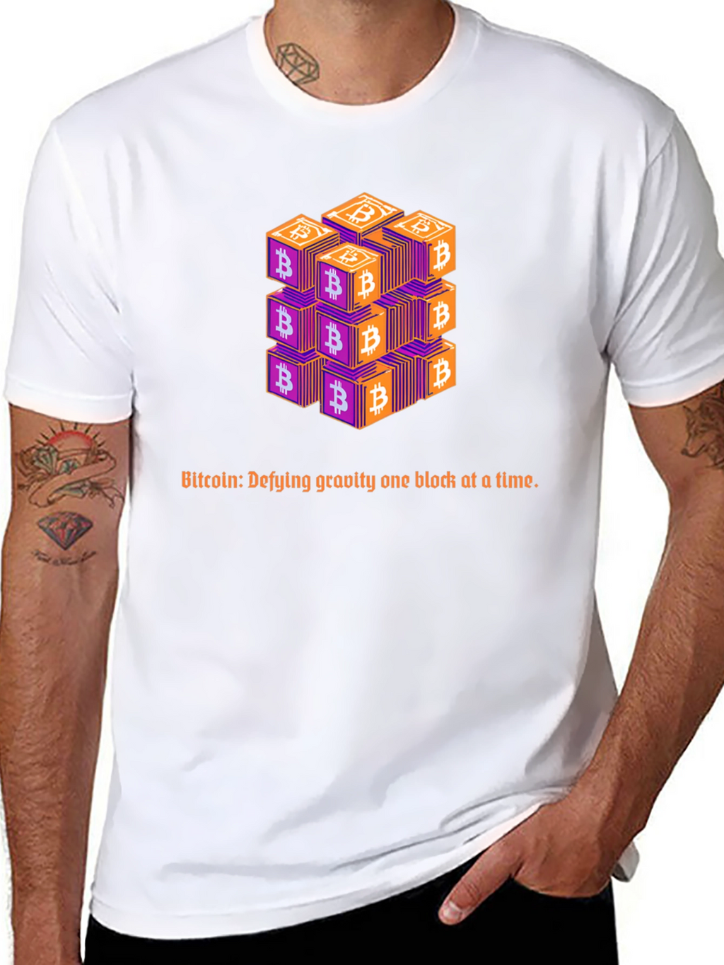 Bitcoin Gravity Block T-Shirt