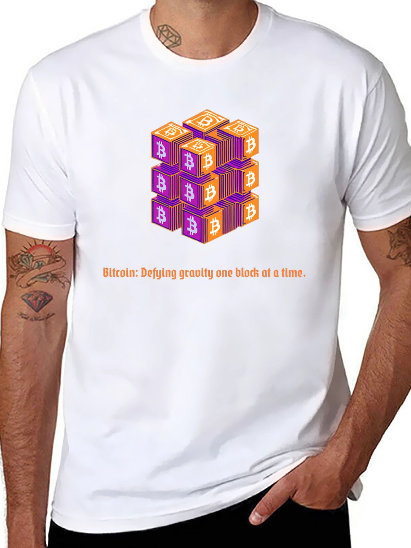 Bitcoin Gravity Block T-Shirt