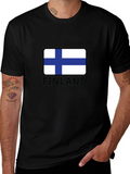 Finland Flag T-Shirt - Patriotic Finnish Pride Tee