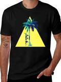 Aloha Palm Tree Graphic Tee
