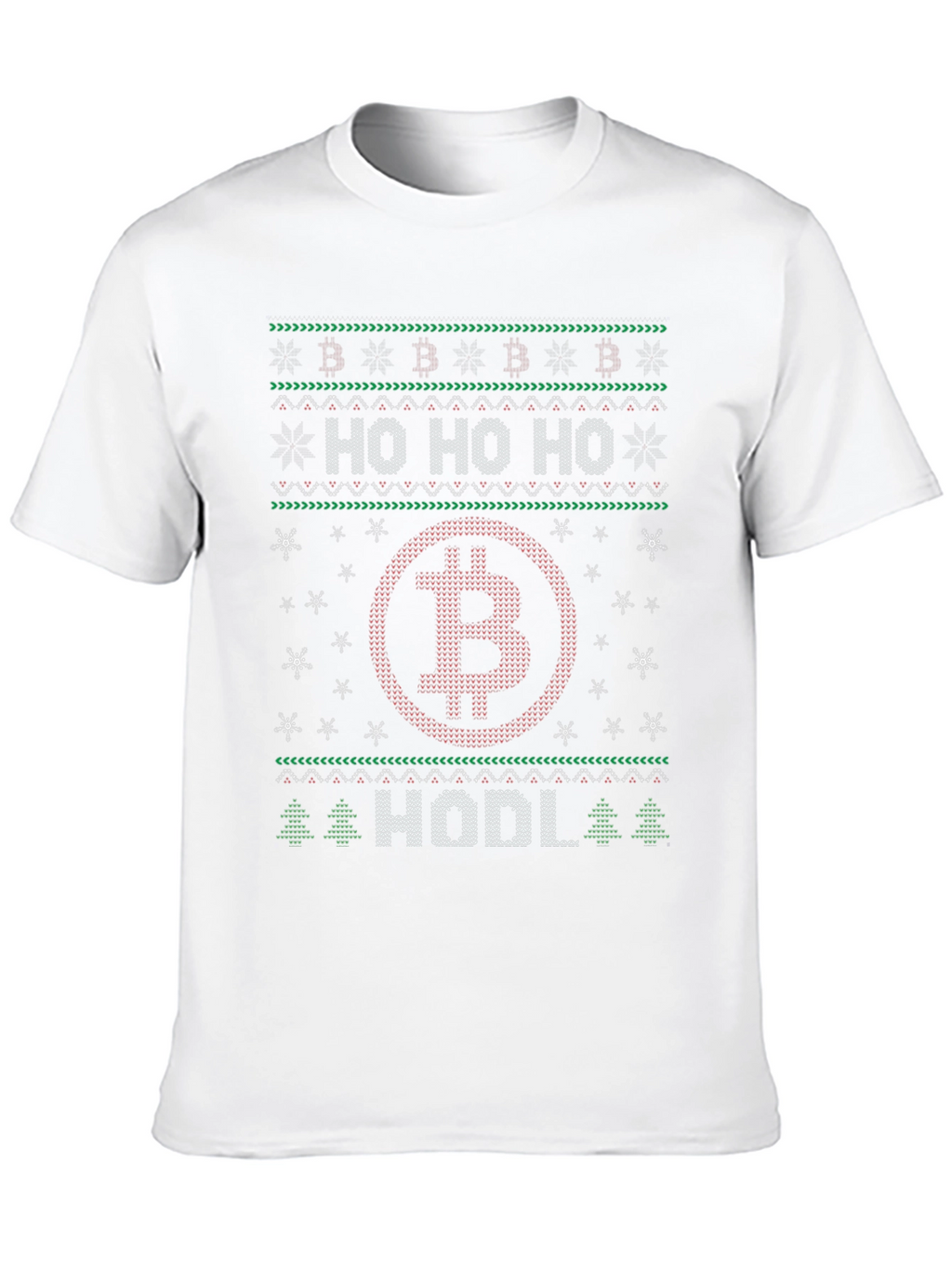 Bitcoin HODL Christmas Ugly Sweater T-Shirt